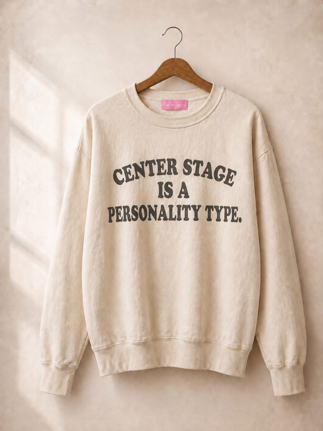 CENTER STAGE IS A PERSONALITY TYPE. — The Design