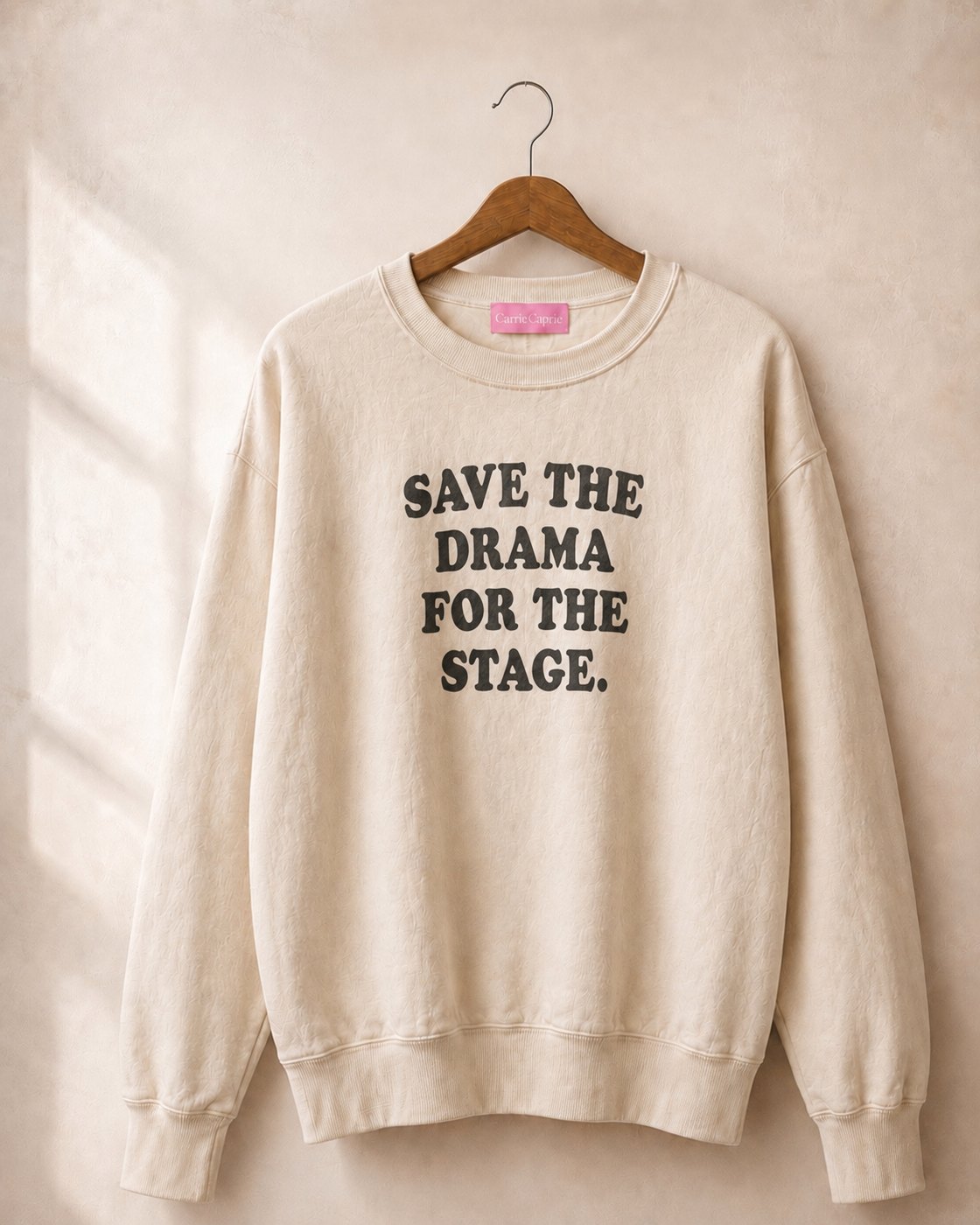 SAVE THE DRAMA FOR THE STAGE. — The Design